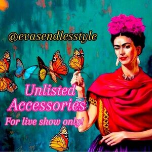 Unlisted Accessories Necklace, bracelets, rings, pins, etc.